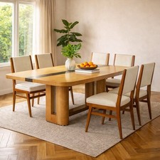 Table Vintage Plaquée en