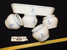 LOT PIECES DEJEUNER MARINE