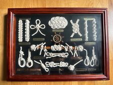 Cadre vitrine Tableau noeuds marin