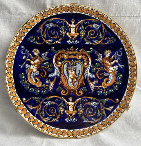 Assiette faïence gien - assiette,