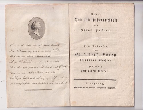 Circa 1800 alsace - circa, 1800.