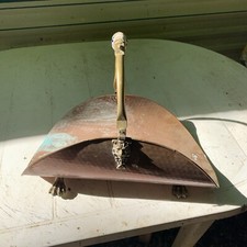 Panier A Buches En Cuivre Tête De Lion 