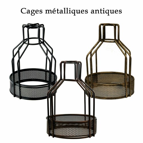 Cage métallique abat - -jour, en