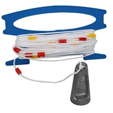 Sondeur de profondeur portable de ligne de plomb manuel de 30 m avec marqueur...