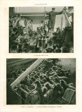 Publicité ancienne à bord du