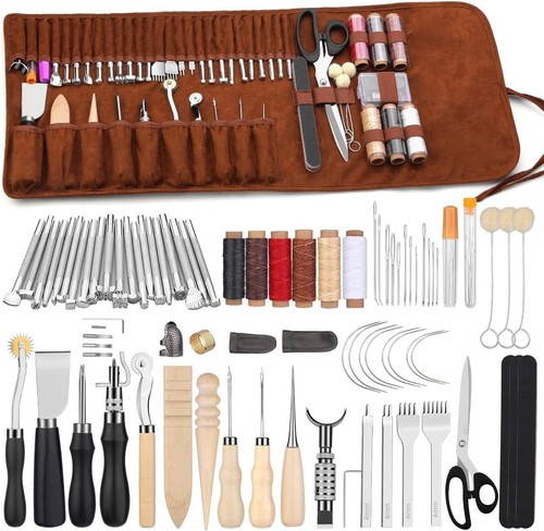 Kit travail cuir outils - kit,