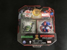 Bakugan Dharak vs Spiderman marvel Rare 2012