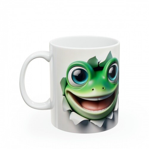 Mug grenouille idée - mug, 3d