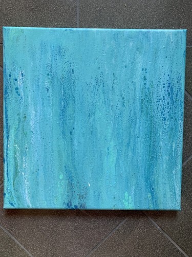 Acrylic poured fluid - poured/fluid, art