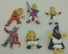lot de 6 figurines dragon ball z manga livre japan Son Goku Vegeta boubou