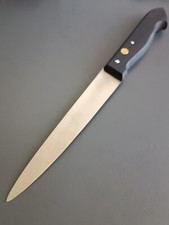 ANCIEN COUTEAU DE CUISINE, VIDAL, THIERS, XXème, manche ébène.