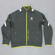 Veste Full Zip RLX Ralph Lauren XL Noir Logo Print Colorblock Col Haut