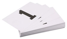 Numéros de dossard solides -