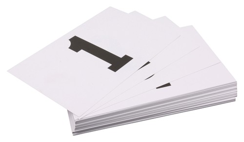 Numéros dossard solides - numéros, de