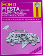 revue technique automobile manuel HAYNES FORD FIESTA essence de 08- 83 à 02- 89