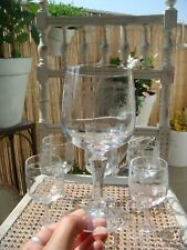 12 verres Cristal d'Arques Matignon  verres à eau 26 cl 