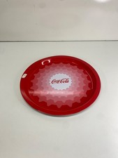 Plateau en métal publicitaire coca cola en bonne état 33 cm diamètre