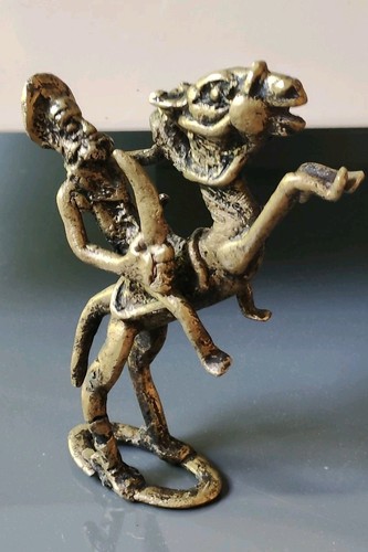Sculpture cavalier africain - sculpture,