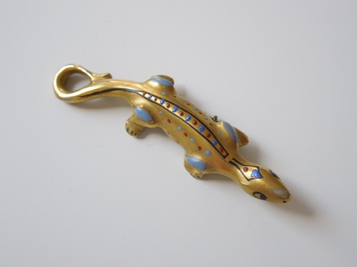 Broche salamander gecko - broche,
