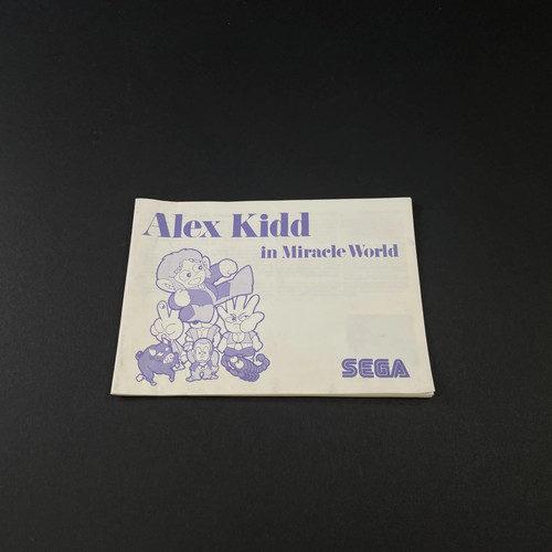 Sega master system notice alex - system,