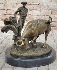 Fisher Matador Bronze Sculpture : Corrida Statue, Main Fabriqué Collector’S