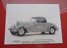 PHOTO originale presse PEUGEOT