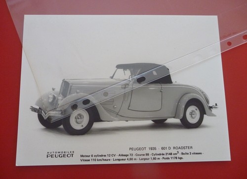 Photo originale presse peugeot - photo,
