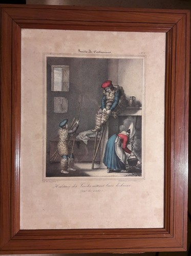 Lithographie charpentier - lithographie,