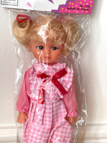 Poupée vintage angélina 26cm - poupée,