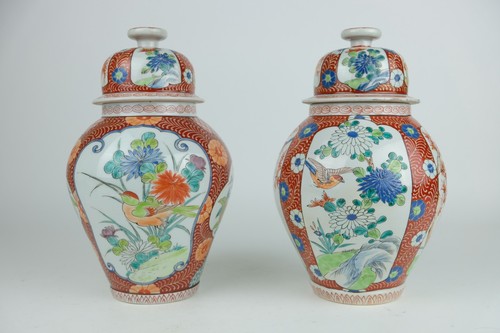 Vases anciens japonais imari