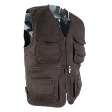 GILET DE PÊCHE MULTI-POCHES TIR CHASSE CAMPING VOYAGE GILET HOMME