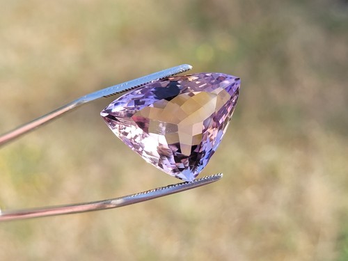 Ametrine facettée bolivie - ametrine, de