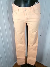 Cimarron Cassis Vintage Pantalon jean slim orange stretch taille basse w31 38/40