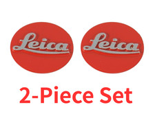 Lot de 2 badges logo Leica rouge pour appareil photo M6 M7 M8 M9 M10 diamètre...