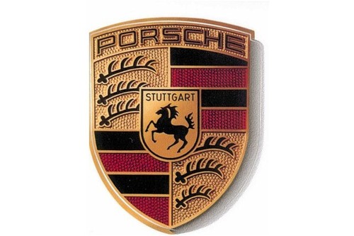 Porsche crest sticker - porsche,