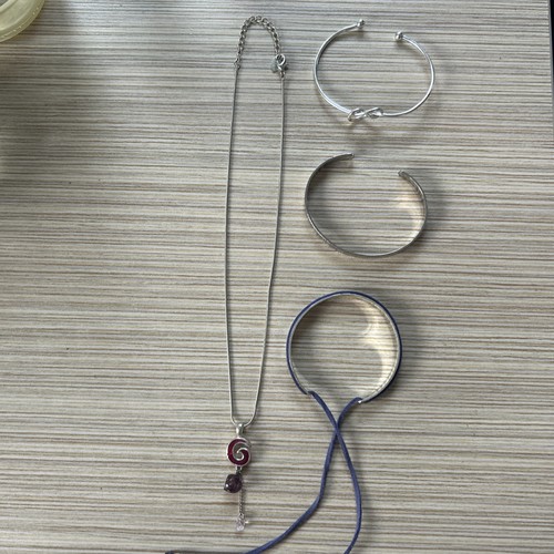 Lot bijoux anciens argent - lot,
