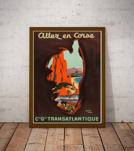 Poster affiche allez corse - allez,