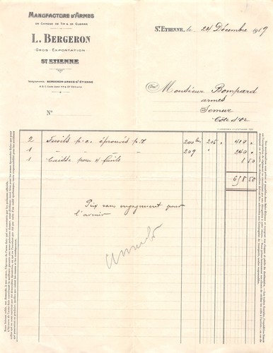 1919 manufacture armes de - 1919,