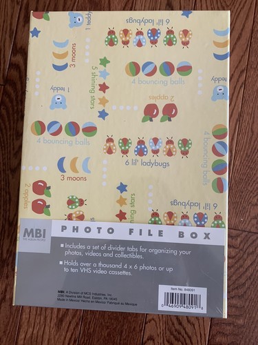 Mbi photo file box storage - mbi,