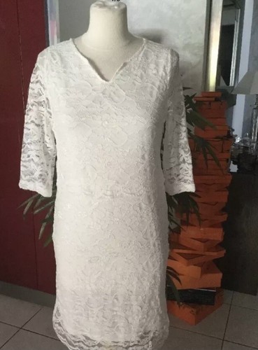 Robe dentelle manoukian taille - manoukian,