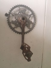 ancien vélo  pédalier LION course 1920/30 altes fahrrad old bike bici PEUGEOT