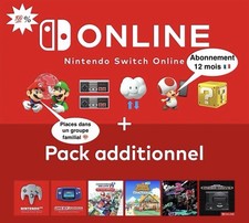 🎮 Nintendo Switch Online + Pack Additionnel - Place groupe familial 1 an FR🎮