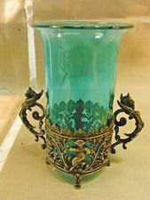Vase cristal bleu - 🇫🇷,