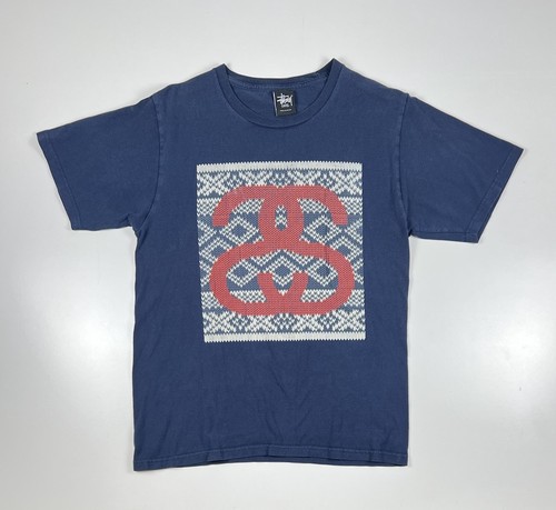 Stussy shirt vintage bleu - stussy, t-shirt