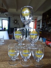lot de 6 verres à ballon Ricard 17cl  identiques  collection bistrot bar café