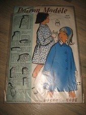 Ancien Patron Modèle Couture