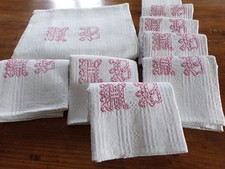 Nappe Ancienne en Lin & ses 8