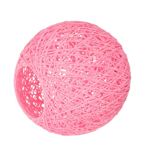 Abat jour boule rotin lampe - jour,