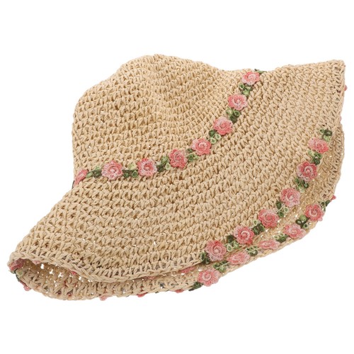 Chapeau plage paille - en,