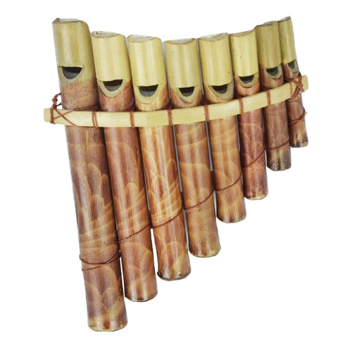 Flûte pan bambou bois - de,